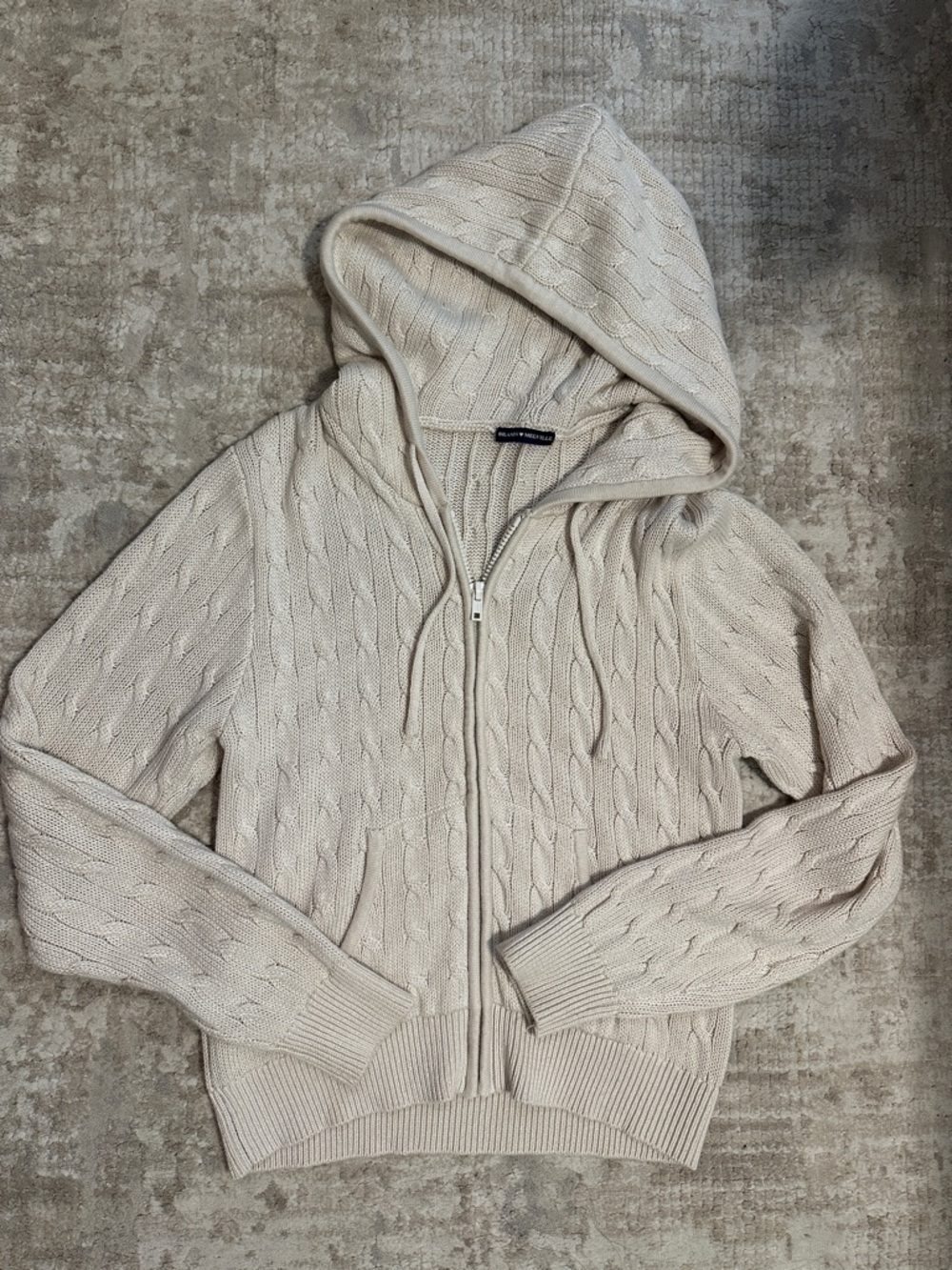 Brandy Melville Cable Knit Jacket
